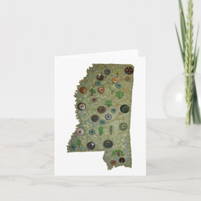 Tarjeta Parques de estado de Mississippi (Anverso)