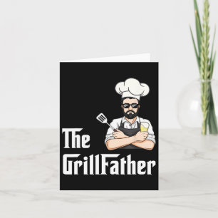 Tarjeta Parrilla Padre Bbq Día del Padre Barbacoa Chef Div