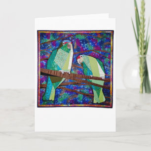 Tarjeta Parrot Quilt