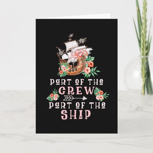 Tarjeta Parte De La Parte De La Tripulación Del Buque (Anverso)