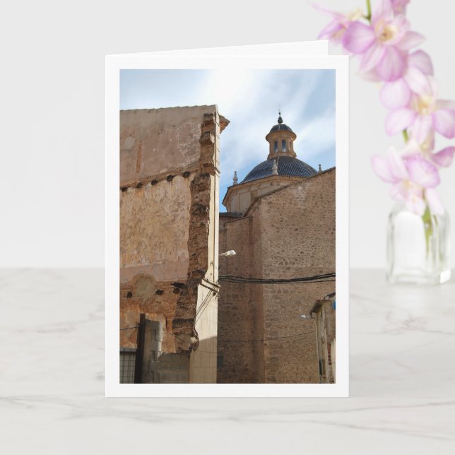 Tarjeta Parte trasera de la Iglesia de Nuestra Señora de L (Orquídea)