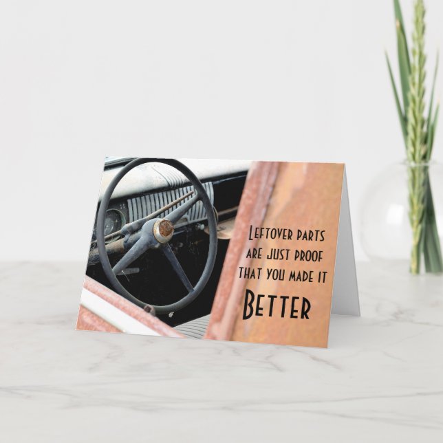 Tarjeta Partes del coche (Anverso)