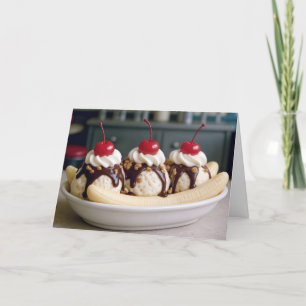 Tarjeta Partida de banana de cumpleaños