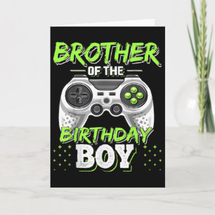 Tarjeta Partida De Videojuego Que Coincide Cumpleaños Herm