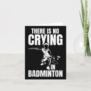 Tarjeta Partido de bádminton Suerte Habilidad Equipo Volan