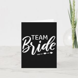 Tarjeta Partido de Boda de Novia en Equipo