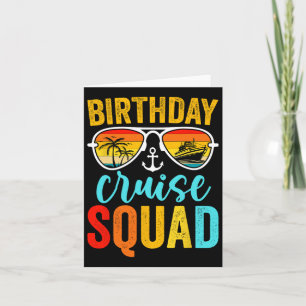 Tarjeta Partido de cumpleaños V de la brigada de cruceros 