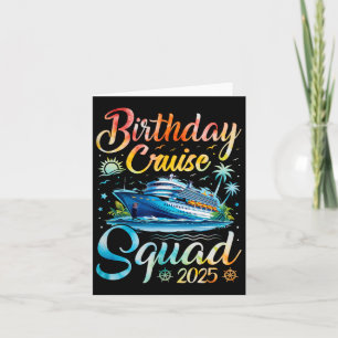 Tarjeta Partido de cumpleaños V de la brigada de cruceros