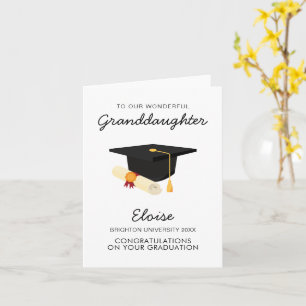 Tarjeta Partido de Graduación de Nietas de la Escuela Secu