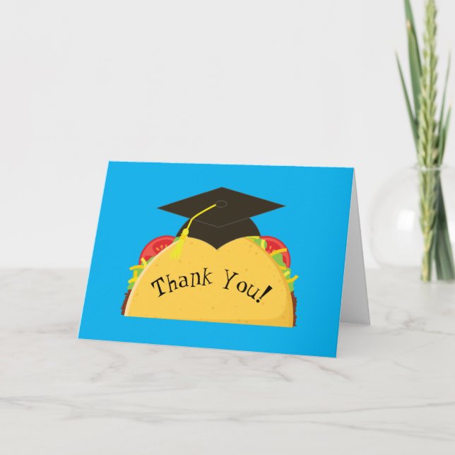 Tarjeta Partido de Graduación Taco Fiesta Mexicano (Anverso)