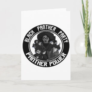Tarjeta Partido Pantera Historia Negra Derechos Civiles Af