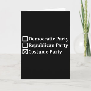 Tarjeta Partido Republicano Democrático Antipolítico de Di