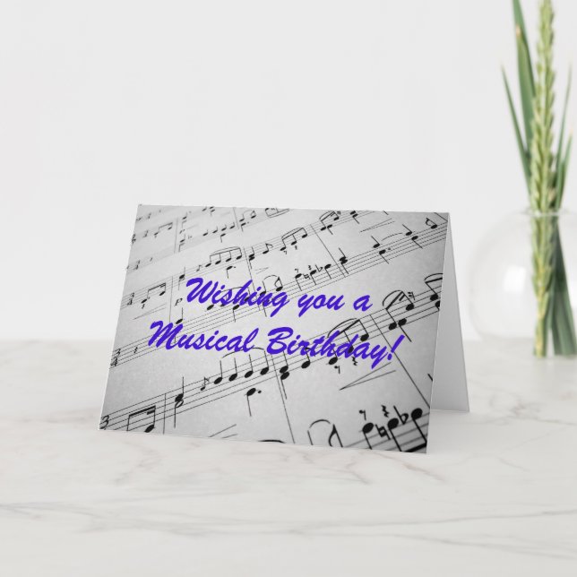 Tarjeta Partitura (Anverso)