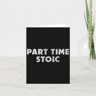 Tarjeta Parto Time Stoic - Humor Estórico Gracioso