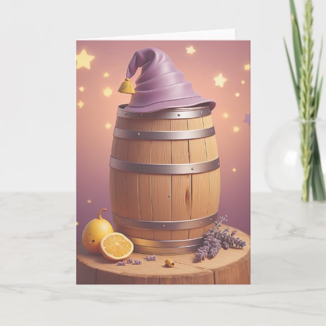 Tarjeta Party Barrel's Birthday Cheer (Anverso)