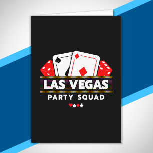 Tarjeta Party Squad Vegas - Viaje a Vegas - Equipo de Las 