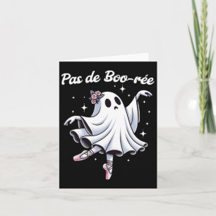 Tarjeta Pas De Boo-rée Bailarín de ballet Fantasma Profeso