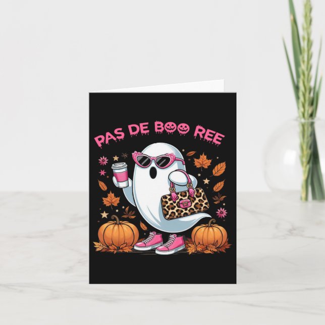 Tarjeta Pas De Boo Ree Halloween Spooky (Anverso)