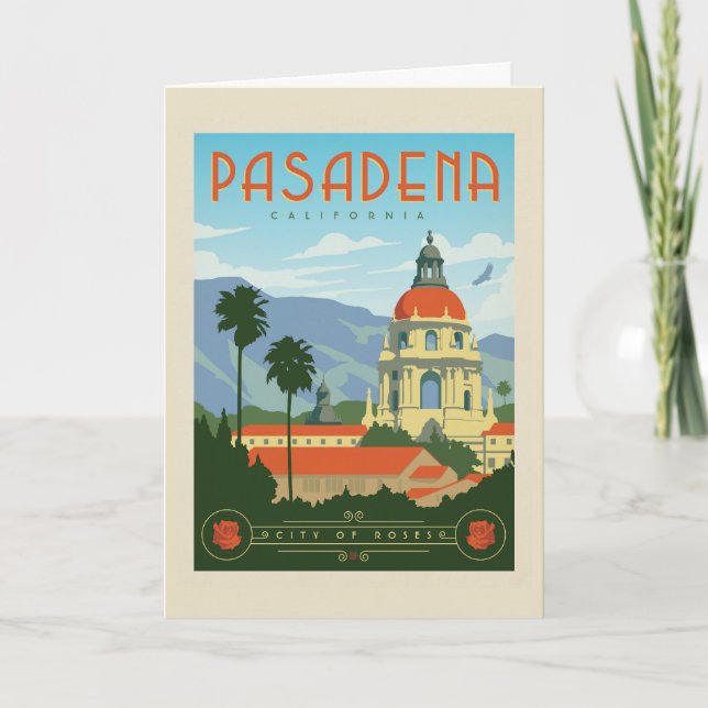 Tarjeta Pasadena, CA (Anverso)