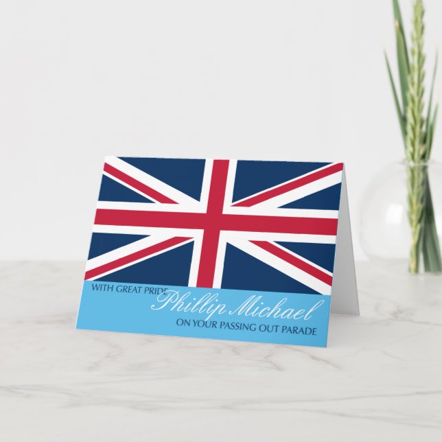 Tarjeta Pasando hacia fuera desfile la enhorabuena añade (Anverso)