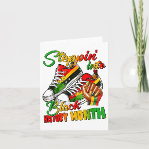 Tarjeta Pasar al Mes de la Historia Negra Snea Chicas Negr