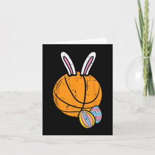 Tarjeta Pascua Baloncesto Conejo Conejo Deportes Hombres N