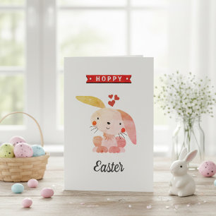 Tarjeta "Pascua de amamantamiento" Gracioso conejito Whims
