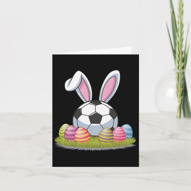 Tarjeta Pascua de fútbol (Anverso)