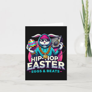 Tarjeta Pascua de Hip-hop - Divertido rap Music Streetwear