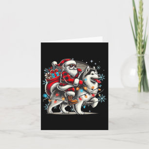 Tarjeta Pascua de Malamute de Alaska Navidades Malamute de