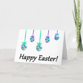 Tarjeta ¡Pascua feliz! (Ucraniano-inspirado)