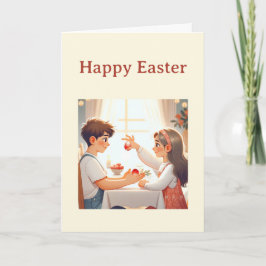 Tarjeta Pascua griega de Tsourgrisma