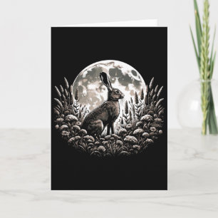 Tarjeta Pascua Ostara Eostre Brujería Pagana Luna de Prima