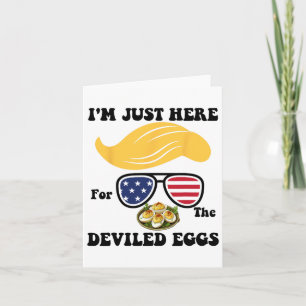 Tarjeta Pascua, qué gracioso Trump, estoy aquí para la div