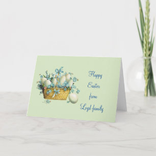 Tarjeta Pascua Vintage