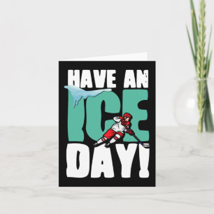 Tarjeta Pase Un Día De Hielo Deportes De Invierno Hockey H