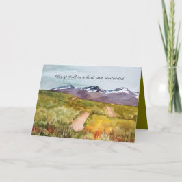 Tarjeta Pasemos algún tiempo juntos Romántico Desierto