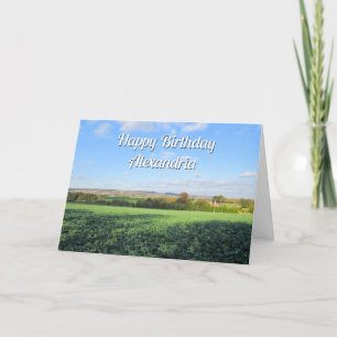 Tarjeta Paseo de otoño por el campo - Cumpleaños Personali