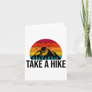 Tarjeta Paseos De Senderismo Y Camping - Paseos Al Aire Li