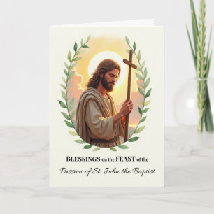 Tarjeta Pasión de San Juan Bautista Paz de Dios