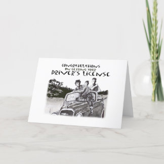 Tarjeta paso de la prueba de conducción, enhorabuena