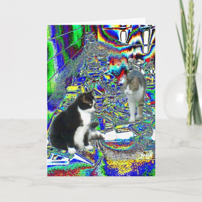 Tarjeta Paso en el salón de la escuela de tierra de hadas (Anverso)