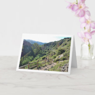 Tarjeta Pasos de la Ruta del Agua, Chelva, Valencia, Españ