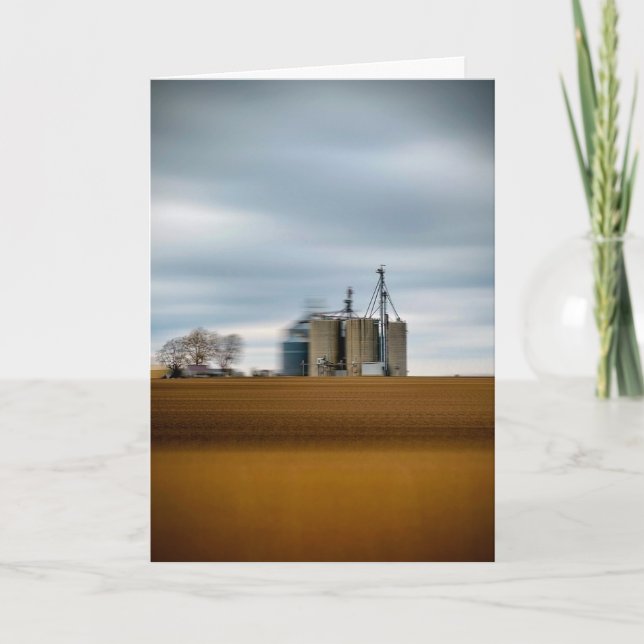 Tarjeta Passing through central Illinois on I-55 (Anverso)