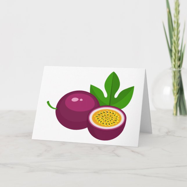Tarjeta Passion fruit  (Anverso)