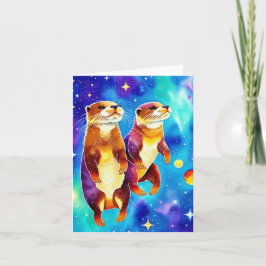 Tarjeta Pasta espacial de animales II