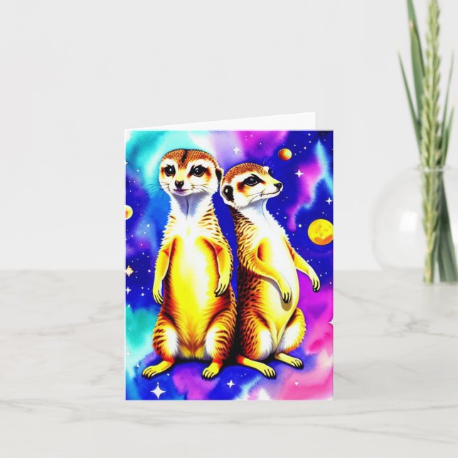 Tarjeta Pasta espacial de animales IV (Anverso)