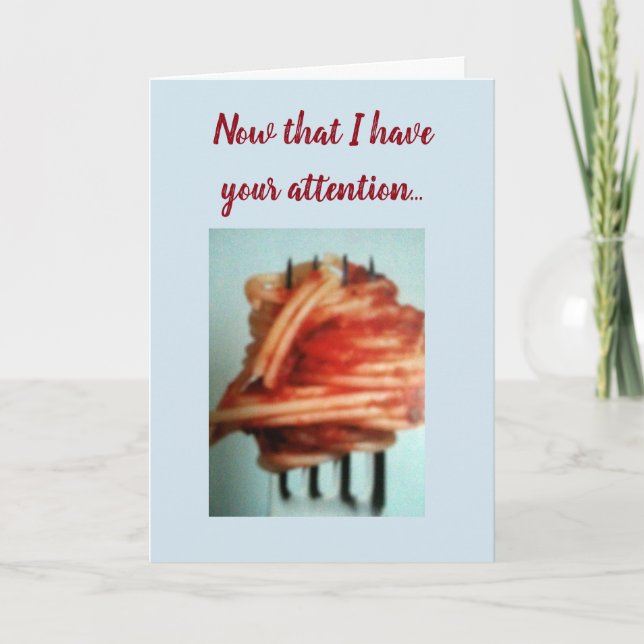 TARJETA PASTA LOVER ***CUMPLEAÑOS DE HERMANO*** (Anverso)