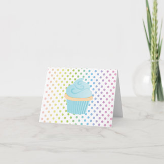Tarjeta Pastel azul