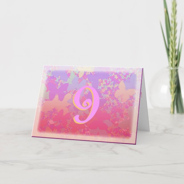 Tarjeta Pastel Butterflies (Anverso)